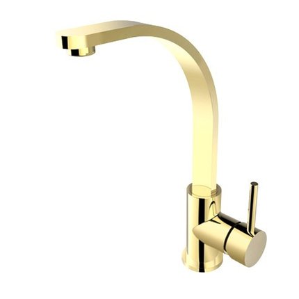 Besco DECCO I umývadlová vodovodná batéria, vysoká svetlo zlatá BU-DI-JZ