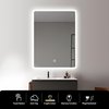 Some LAGO LED obdĺžníkové zrkadlo 80 x 60 cm, vyhrievacia podložka CTL301-80-60