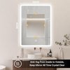 Some LAGO LED obdĺžníkové zrkadlo 80 x 60 cm, vyhrievacia podložka CTL301-80-60