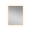 Some LAGO LED obdĺžníkové zrkadlo 80 x 60 cm, vyhrievacia podložka CTL301-80-60
