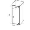 Ravak NEXTY NDOP1 sprchové dvere 90 x 195 cm 03O70C00Z1