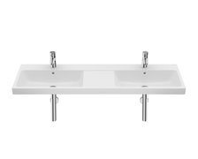 Roca GAP keramické umývadlo nástenné 140 x 46 cm, biele A3270MU000
