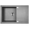 Kuchinox HUNTER granitový drez 67 x 44 cm, sivý SBU_511T
