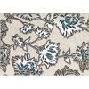 Domino Gris flower turkus dekor 25x36 cm