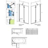 Radaway ESSENZA PRO WHITE PND II vaňová zástena 140 x 150 cm 10102140-04-01L
