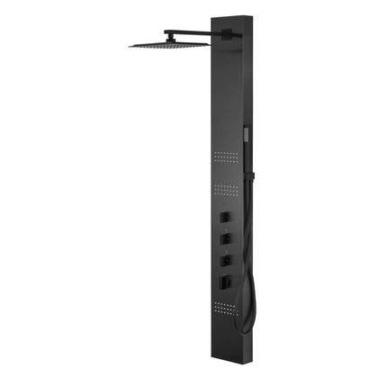 Corsan S-060T NEO LED GRAFIT sprchový panel 19 x 156 cm