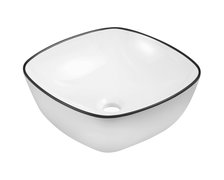 Novoterm keramické umývadlo na dosku 40,5 cm KR 650 WH/BL