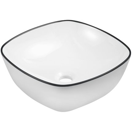Novoterm keramické umývadlo na dosku 40,5 cm KR 650 WH/BL
