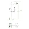 Laveo PRETTO sprchový set s termostatickou batéria PLP_00TD