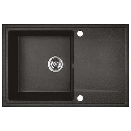 Kuchinox HUNTER granitový drez 67 x 44 cm, čierny SBU_711T