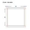 Some OCCHIO LED okrúhle zrkadlo 60 cm, vyhrievacia podložka CTL202-60