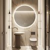 Some OCCHIO LED okrúhle zrkadlo 60 cm, vyhrievacia podložka CTL202-60
