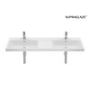 Roca GAP keramické umývadlo nástenné 140 x 46 cm, biele SUPRAGLAZE® A3270MUS00