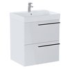 Kúpeľňová skrinka ELLA SLIM 2S pod umývadlo alebo dosku 58,5 x 34,6 cm