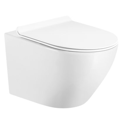 Some INTERNO WC misa závesná Rimless 49 x 36,5 x 37 cm so sedátkom