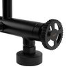 Rea VERTIGO BLACK MAT nástenná vaňová batéria B9669