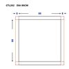 Some OCCHIO LED okrúhle zrkadlo 80 cm, vyhrievacia podložka CTL202-80