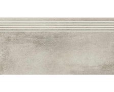 Opoczno GRAVA Light Grey rektifikovaná schodnica matná 29,8 x 59,8 cm