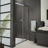Aquatek FAMILY B2 sprchové dvere 120 x 190 cm, profil chróm