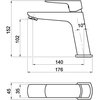 Elita Sunn Kyra 80 3D 1S White HG – Kúpeľňová skrinka s keramickým umývadlom 80x82,1x46,5 cm – RE169195008060