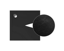 POLIMAT GEOS štvorcová sprchová vanička akrylát čierna štruktúra 80 x 80 x 4,5 cm 00379