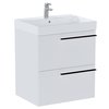 Kúpeľňová skrinka ELLA SLIM 2S pod umývadlo alebo dosku 58,5 x 34,6 cm