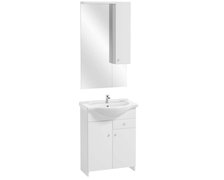 Defra Malibu D65 – Kúpeľňový set skrinka s umývadlom a zrkadlom 62 x 30 cm (106-Z-06501+1522)