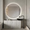 Some OCCHIO LED okrúhle zrkadlo 60 cm, vyhrievacia podložka CTL202-100