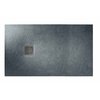 Roca TERRAN STONEX obdĺžniková kompozitná sprchová vanička 160 x 900 cm, sivá AP10164038401200