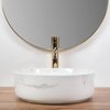Rea SAMI NATURE MARBLE keramické umývadlo na dosku 36 cm U6606