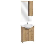 Defra Malibu D65 – Kúpeľňový set skrinka s umývadlom a zrkadlom 62 x 30 cm (106-Z-06502+1522)