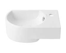 Uptrend – Umývadlo na stenu Devo P 40,5 × 27 cm biele lesklé pravé STR4295