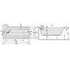 SANPLAST vaňa akrylátová WP/FREE 75x150+STW 610-040-0140-01-000