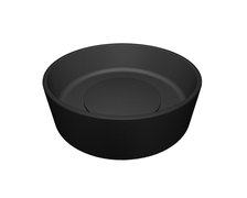 Kuchinox PERL granitové umývadlo na dosku bez otvoru pre batériu 36 cm, čierne VGP1710T