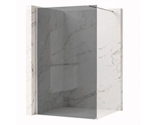 Rea Flexi Grey sprchová zástena 80 x 195 cm sklo sivé K9986