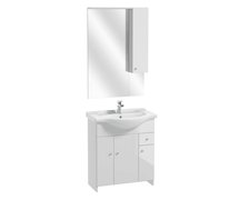 Defra Malibu D75 – Kúpeľňový set skrinka s umývadlom a zrkadlom 70 x 33 cm (106-Z-07501+1523)
