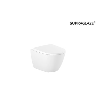 Roca ONA Compakt WC misa 36 x 48 cm RimFree, biela SUPRAGLAZE®, A346688S00