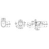 Roca ONA Compakt WC misa 36 x 48 cm RimFree, biela SUPRAGLAZE®, A346688S00