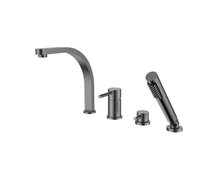 Besco DECCO 4-otvorová vaňová batéria grafit BW-D4-GR