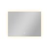 Some CAMPO LED obdĺžníkové zrkadlo 70 x 90 cm, vyhrievacia podložka CTL200S-70-90