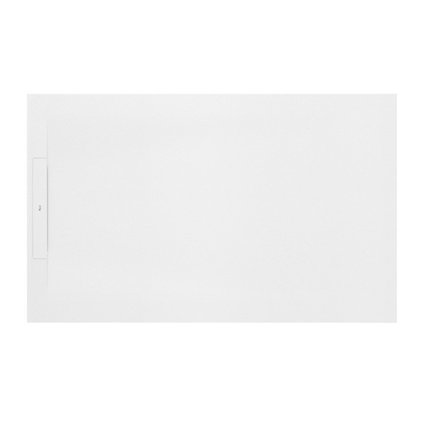 Roca PYROS STONEX obdĺžniková kompozitná sprchová vanička 100 x 90 cm, biela AP9013E838403100