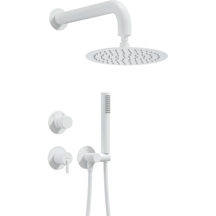 Deante SILIA podomietkový sprchový set so sprchovou hlavicou, bianco NQS_A9YK