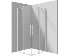Deante PRIZMA sprchový kút 90 x 90 x 195 cm, sklo číre KPNAP09P09
