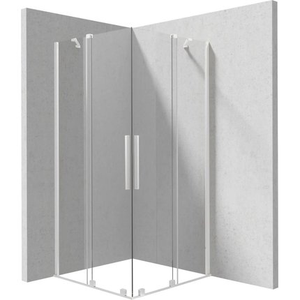 Deante PRIZMA sprchový kút 90 x 90 x 195 cm, sklo číre KPNAP09P09