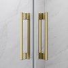 Radaway IDEA 6 BRUSHED GOLD DWJ sprchové dvere 160 x 205 cm, sklo číre 387020-99-01L
