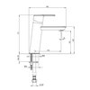 Elita Sunn 45 1D White HG – Kúpeľňová skrinka s keramickým umývadlom 45x84x44,3 cm – RE169190008060