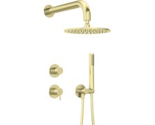 Deante SILIA podomietkový sprchový set so sprchovou hlavicou, brúsené zlato NQS_R9YK