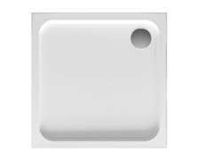 Polimat FULL akrylátová sprchová vanička štvorcová biela 80 x 80 x 14 cm 00163