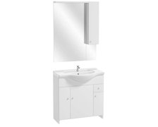 Defra Malibu D85 – Kúpeľňový set skrinka s umývadlom a zrkadlom 83 x 33 cm (106-Z-08502+1524)