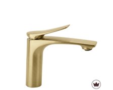 Rea VISION GOLD BRUSH umývadlová vodovodná batéria brúsená zlatá B6342